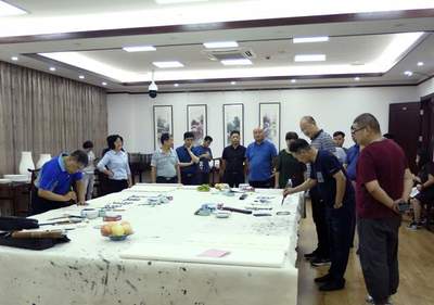 萧县、宣州区、包河区三地政协书画艺术交流活动在迅达文化成功举办